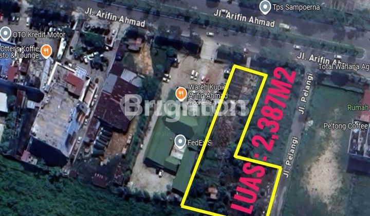 Strategic Empty Land in the City Center of Arifin Ahmad Pekanbaru