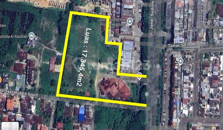 For Sale: Multipurpose Building &#43; 1.7 Hectares of Land in Sudirman, Pekanbaru