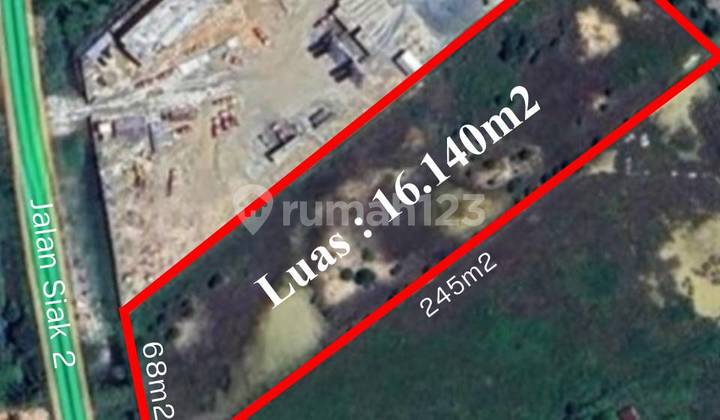 Land Area 1.6 Ha, Strategic Location Near Terminal & Toll Road