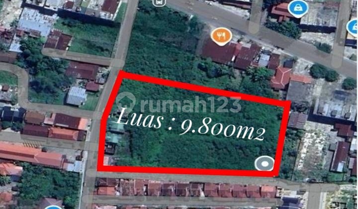 Lahan Strategis 9.800m² Di Harapan Raya Siap Bangun