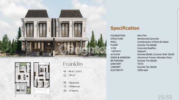 Dijual Rumah Pesan Bangun Candi Golf Type Franklin Semarang Dijual Rumah Pesan Bangun Candi Golf Type Franklin Semarang