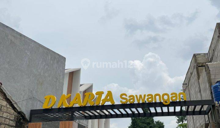 Rumah Murah Dekat Pintu Tol Desari Depok Bergaya Scandinavian.  2