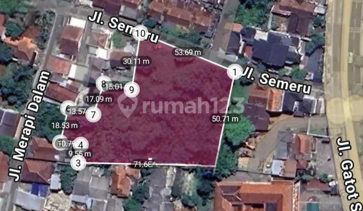 Tanah di Jalan Semeru Ungaran, cocok untuk perumahan atau kavling slow Living, lahan subur dan 3,2 km dari pintu tol Ungaran, 35 meter dari jalan utama Ungaran Semarang 2