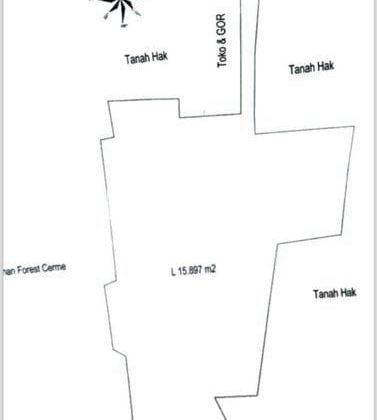 Tanah kosong 1,5 Ha cerme 2