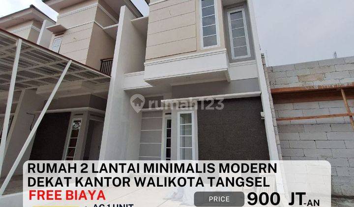 S408.rumah 2Lantai Modern Minimalis Promo Free Biaya di Pamulang 1