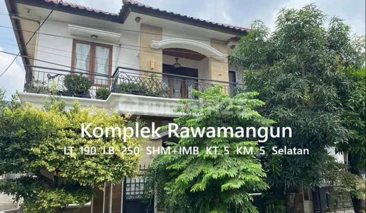 Jk439 Rumah Mewah Dlm Komplex Area Jl. Pemuda Rawamangun Jaktim