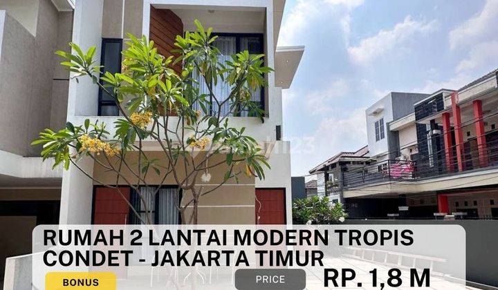 S132.rumah Mewah Konsep Elegan Lokasi Super Strategis Condet 1