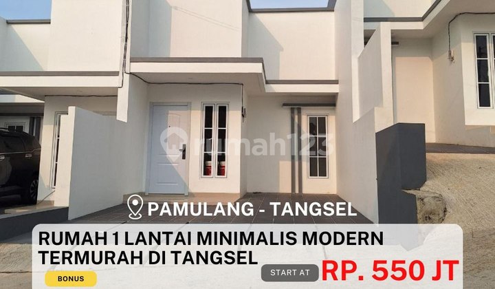 818.Rumah Siap Huni hrg Ekonomis Luas Tnh Lega Free Biaya Tangsel