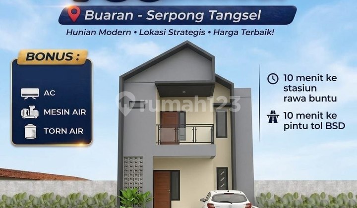 Rumah 2Lt Strategis Hrg Ekonomis Hny 800Jt-An Full Bata Merah/930 Rumah 2Lt Strategis Hrg Ekonomis Hny 800Jt-An Full Bata Merah/930