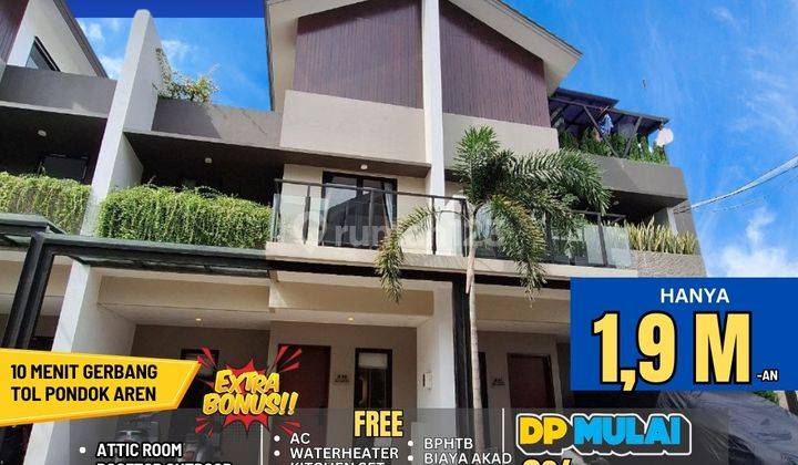 Sip.rumah 3Lt With Smarthome Bintaro 10menit Gerbang Tol Pdk Aren 1