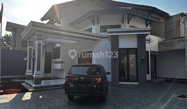 H108.rumah 2Lt Siap Huni N Paviliun Akses Jln 2 Mobil Bambu Apus  2