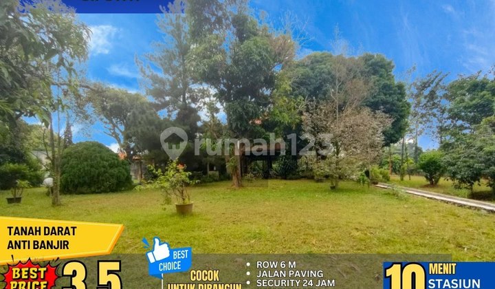 S.HITUNG TANAH HRG TERMURAH AREAL TAMAN LUAS DLM PERUM NUSA INDAH