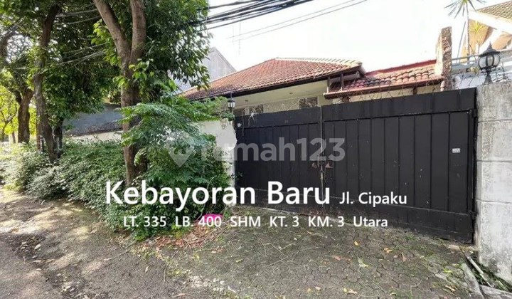 JK427.Rmh Asri Area Elit Jl Cipaku Kebayoran Baru Jakarta Selatan