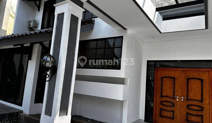 H108.rumah 2Lt Siap Huni N Paviliun Akses Jln 2 Mobil Bambu Apus  2