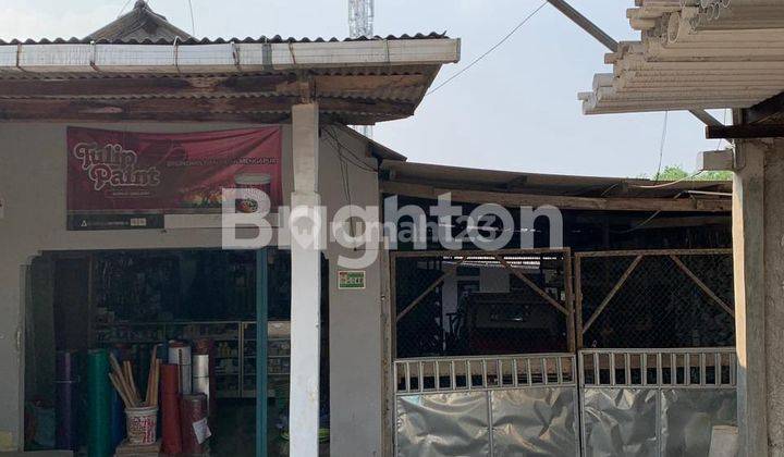 DIJUAL TOKO BANGUNAN BESERTA RUMAH DAN 2 RUKO DIJALAN PERUMAHAN PABUARAN INDAH CILODONG 2