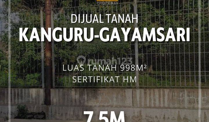 Dijual Tanah Di Exit Tol Gayamsari Dekat RS Dan Pasar 1