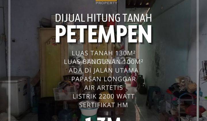 Jual Rumah Hitung Tanah Di Petempen 1