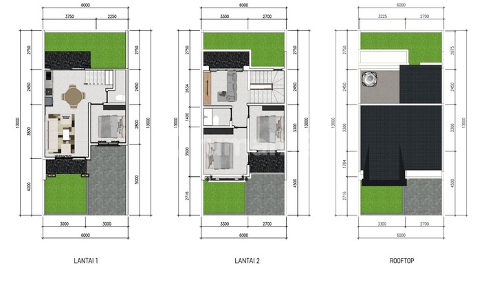 Rumah 2 Lantai Modern Murah Dekat Smk N 2 Banjar 2