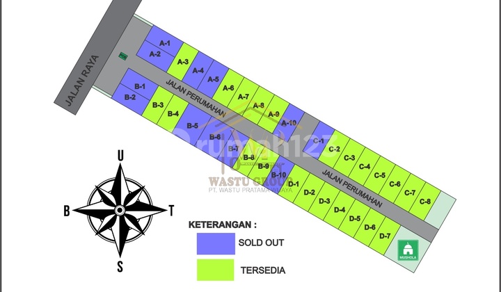 Rumah Siap Bangun Dekat Pasar Godean, Murah bisa KPR 2