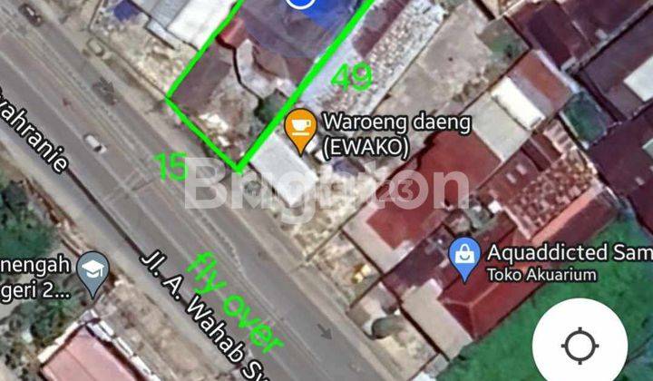 murah tanah beserta bangunan pinggir jalan raya tengah Kota samarinda 1