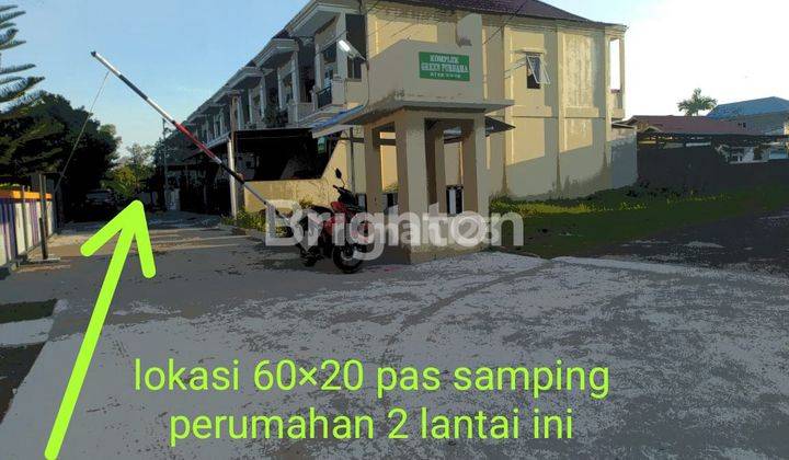 tanah di ukuran 60 x 20 M, Harga 3 M, Nego, Cocok untuk Bangun Perumahan, Siap Bangun. 2