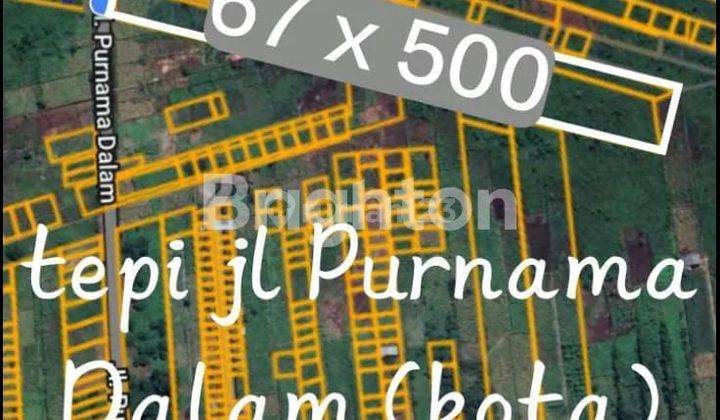 TANAH COCOK UNTUK PERUMAHAN, BATAS KOTA PONTIANAK-KUBU RAYA, UK. 67 X 500 M, SHM, NEGO LANGSUNG PEMILIK, BISA CASH TEMPO 1