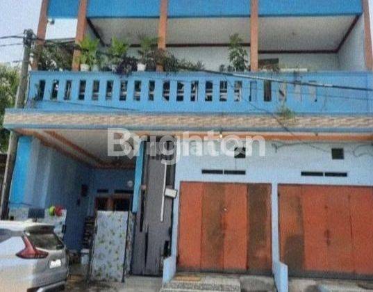 Rumah 2 lantai bonus 2 kios, pinggir jalan utama Pondok Ungu 1