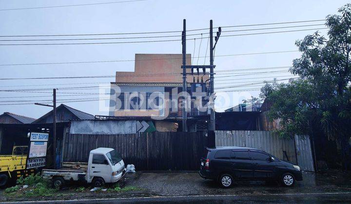 Gudang Ex Minimarket RAYA DOMAS Gresik, Lokasi Nol Jalan Propinsi - Akses Container Ok 1