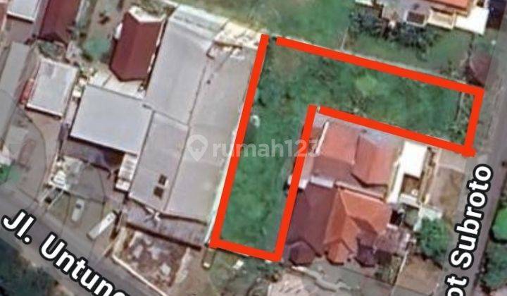Jual Tanah Hadap 2 Jalan Di Untung Suropati  1