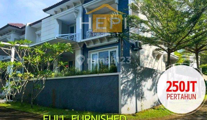 Disewakan Full Furnished Rumah 2 Lantai View Keren Di Candi Golf Semarang. Dekat Sekolah Internasional, Dekat Pusat Perbelanjaan, Dekat Universitas, Dekat Rumah Sakit, Dekat Resto. 1