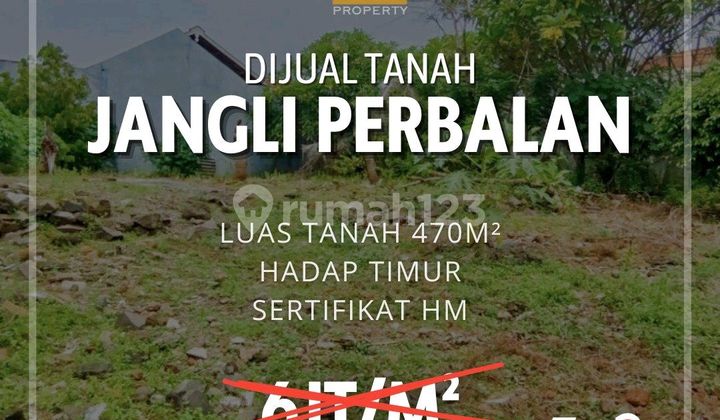 For Sale: Jangli Perbalan Plot, Jatingaleh, Semarang. Suitable for Building Residences / Boarding Houses. Close to Bina Bangsa School, S I S, Gandhi, Near Highway, Near Undip University, Near Diponegoro National Hospital. 1