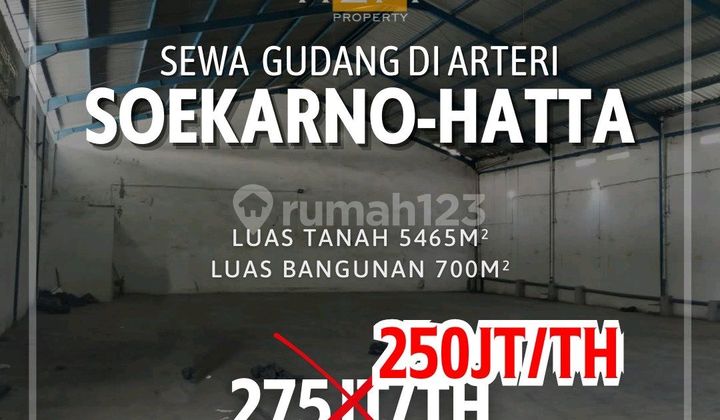 Gudang Siap Pakai Di Arteri Soekarno Hatta, Pedurungan, Semarang Timur 1