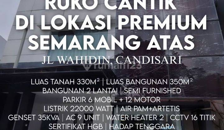 Ruko Premium Cocok Untuk Resto, Klinik, Showroom, Praktek Dokter Bersama Di Semarang Atas 1