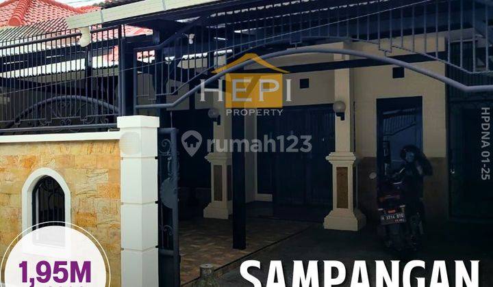 Rumah Bagus Siap Huni Kokoh Di Sampangan. Cocok Untuk Hunian, Hanya 100 M Ke Jalan Raya. 1