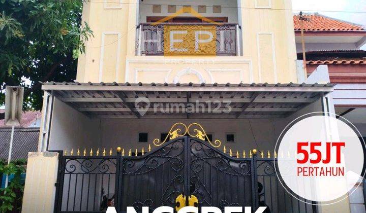 Sewa Murah Rumah Tengah Kota Jl Anggrek Dekat Simpang Lima. 1