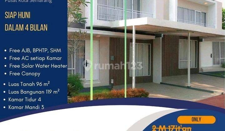 Dapatkan Rumah Baru Free Ppn !!! Tinggal 3 Unit. Rumah Type L8 Potala Di Paramount Village, Simongan Semarang Barat. Dekat Mall Dekat Bandara Dekat Sekolah 1