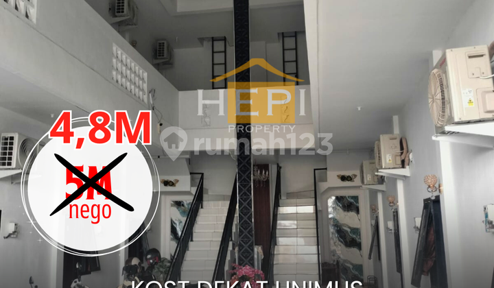 Rumah Kos Aktif Full Penghuni, Dekat Unimus di Sendangmulyo, Tembalang, Semarang Rumah Kos Aktif Full Penghuni, Dekat Unimus di Sendangmulyo, Tembalang, Semarang