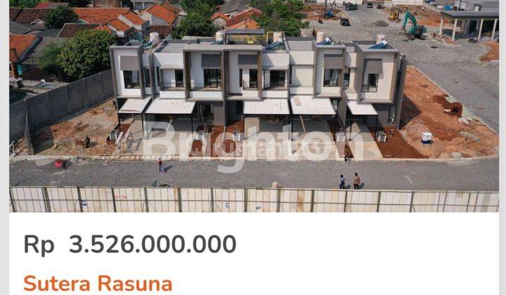 Rumah 2 Lt 9x14 di Sutera Rasuna, Alam Sutera-2, Kota Tangerang 1