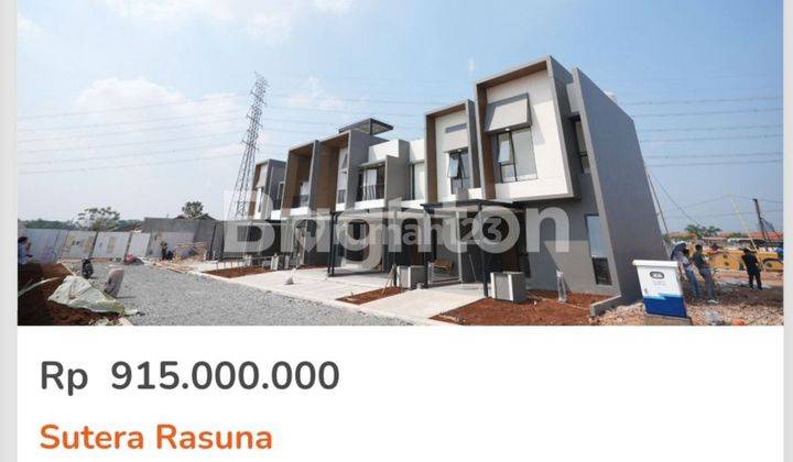 Rumah 2 Lt Type Alpha 4x11 di Sutera Rasuna, Alam Sutera-2 Kota Tangerang. 1