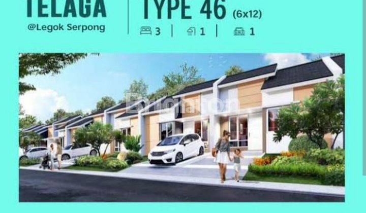 Rumah 1 Lt di Telaga Legok Type 46/72 Cluster Bedugul-Maninjau-Batur 1