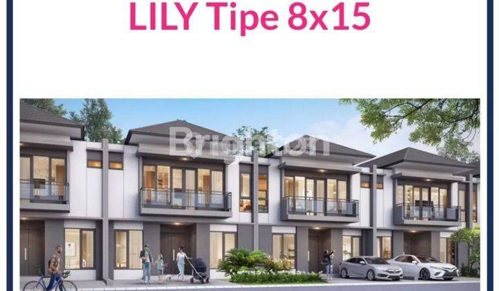 Rumah di CLUSTER LILY Type 8x15 di Paramount Petals Residences Tangerang 1