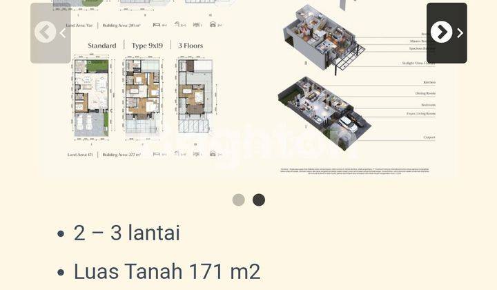 Rumah GRAND PASADENA Village, 9x19, 2 Lantai. 2