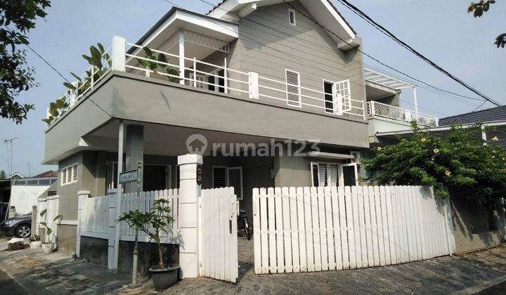 Dijual Rumah Hook Cantik Adem Dan Siap Huni 2 M Di Bsd Griya Loka 2 Lantai Dengan Konsep Farm House 1