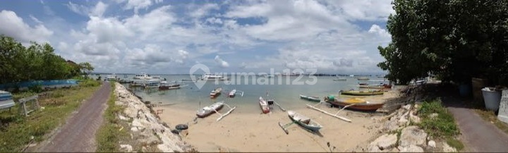 Land 2,525 m2 Beachfront White Sand in Benoa Peninsula Area, South Kuta, Badung, Bali