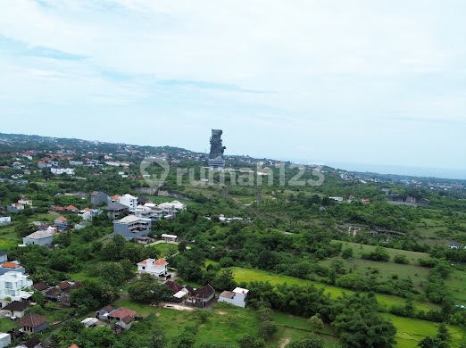 Tanah Sewa Harga 13 Juta Per Are Dngn View Gwk di Ungasan Kuta Selatan Bali