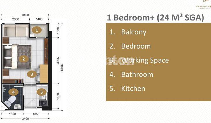 APARTEMEN DENGAN  VIEW YANG MEMAKJUBKAN 2