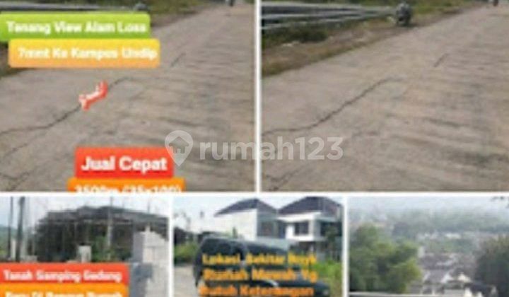 Tanah Di Rowosari Dengan View Alam, Dekat Undip Tembalang 1