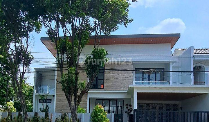 Rumah 2 Lantai Baru Semi Furnished SHM Mertilang Bintaro Jaya Dengan Taman Cantik 1