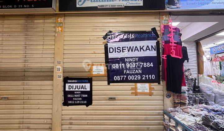 Dijual Cepat Kios di Pusat Perbelanjaan Thamrin City cocok untuk berjualan produk fashion dan aksesoris wanita 1