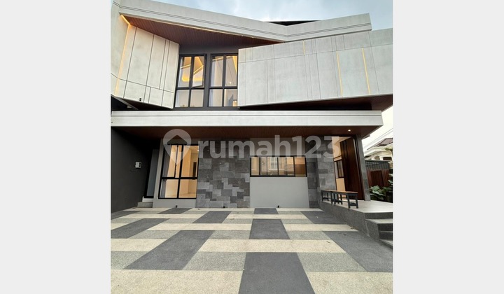 Rumah Mewah 2 Lantai, Modern Minimalist di Manyar Surabaya